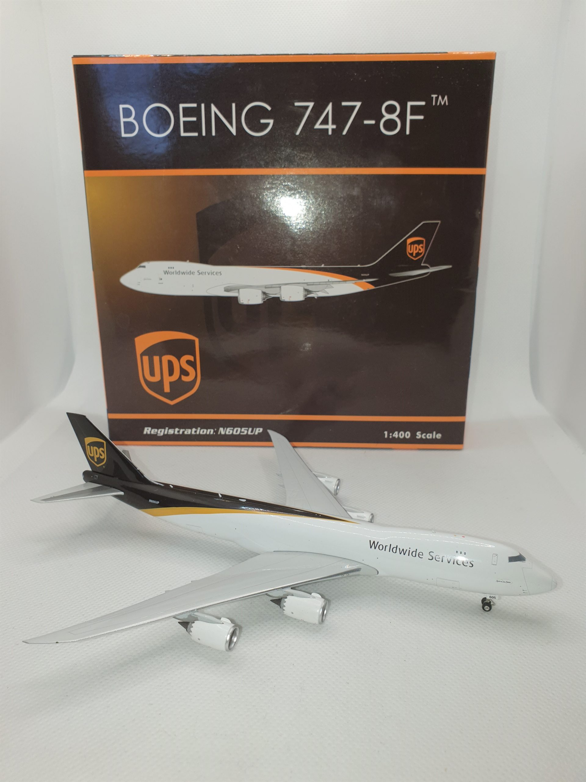 レア】UPS 貨物機模型 B747-F P-