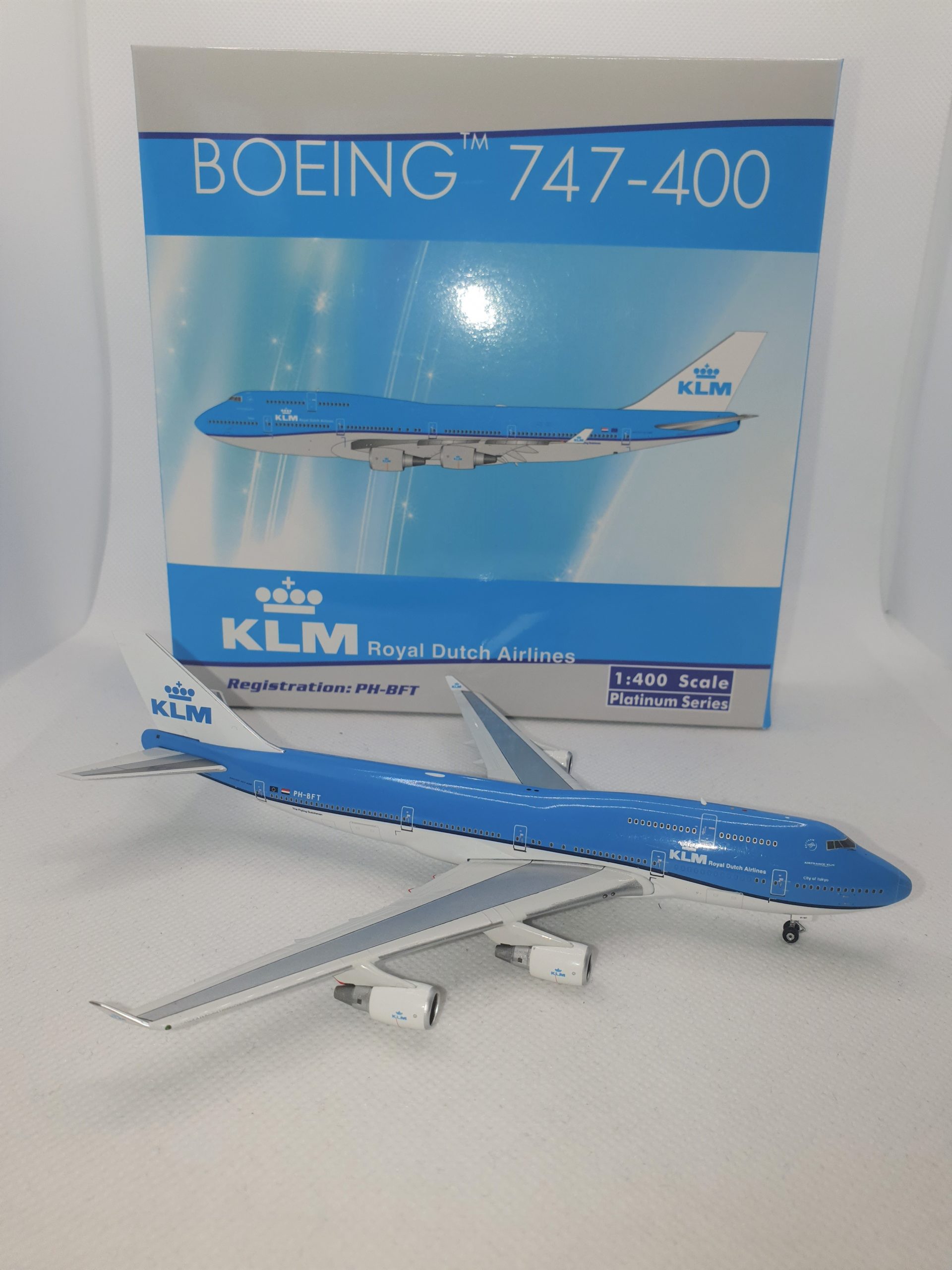 B747-400 KLM PH-BFT Phoenix 1:400航空機