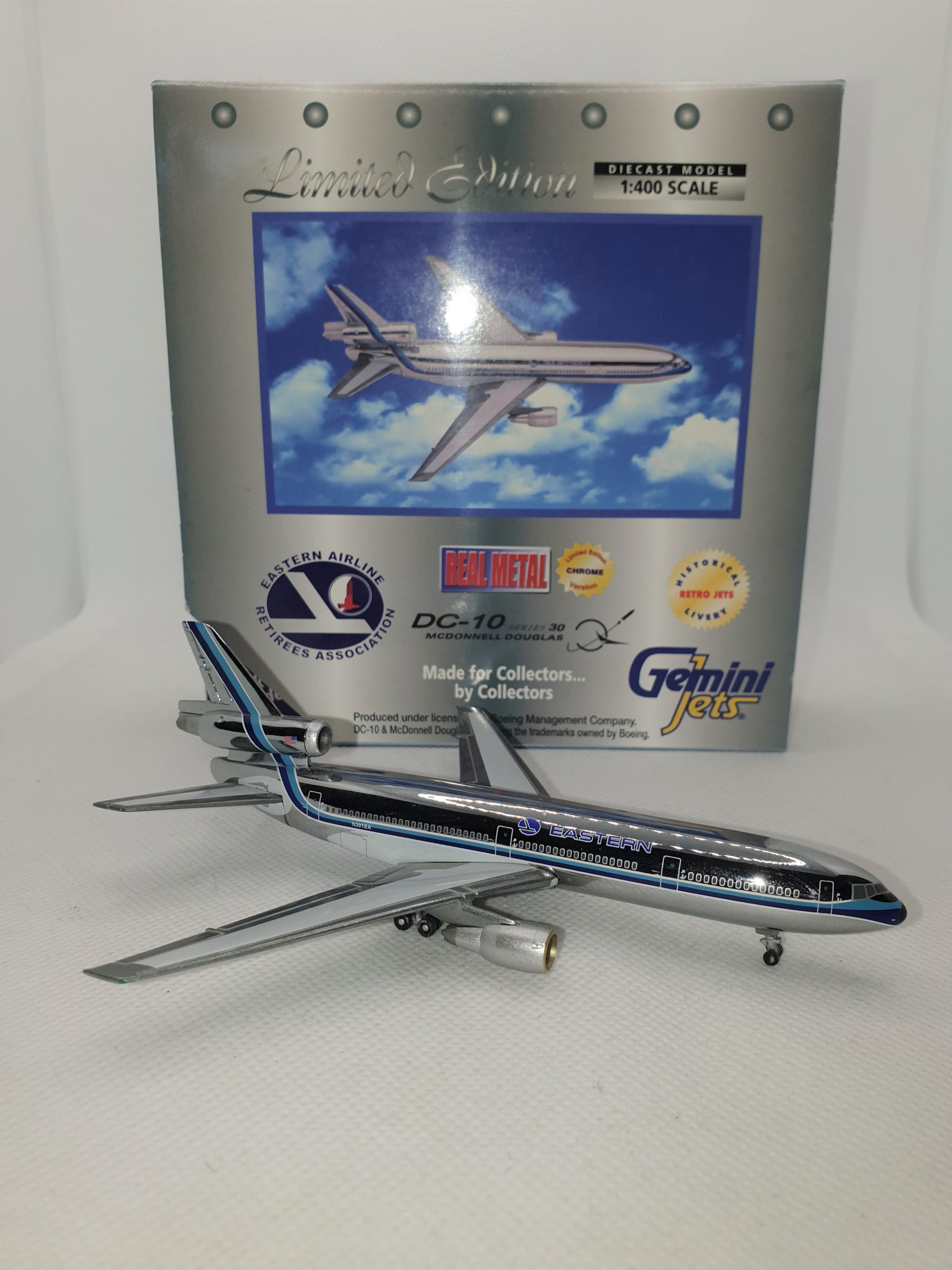 全品無料ジェミニ [ GJ282C N391EA ] DC-10-30 Eastern Airlines ( Chrome Version ) ( 1/400 ) Gemini 民間航空機