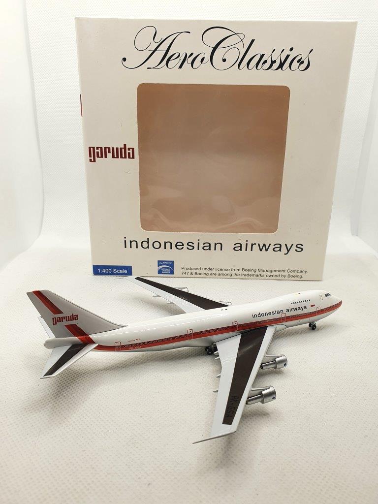 Aeroclassics 1:400 Garuda Indonesian Airways PK-GSA Boeing 747-200 