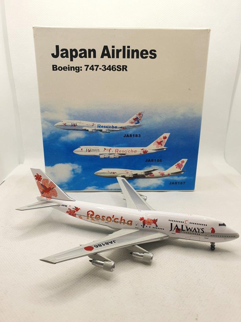 JAL B747-300 Reso'cha 400 ダイキャストモデル