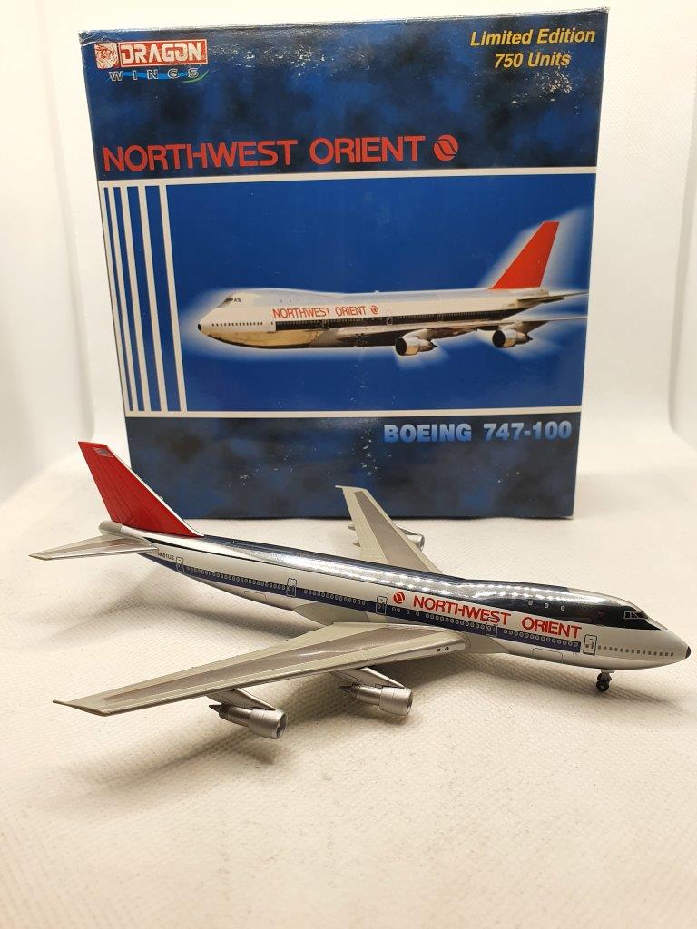 Jet-X 1:400 Northwest Orient Airlines N601US Boeing 747-100 